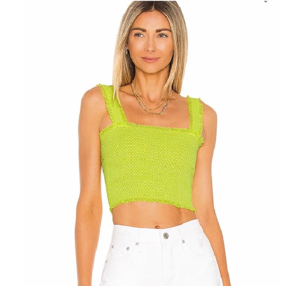 Penelope Smocked Ruffle Crop Top - Picture 3 of 14